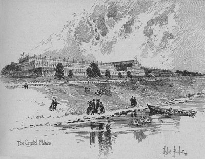 Crystal Palace v Hyde Parku, Londýn, 1851, 1891 od Herbert Railton