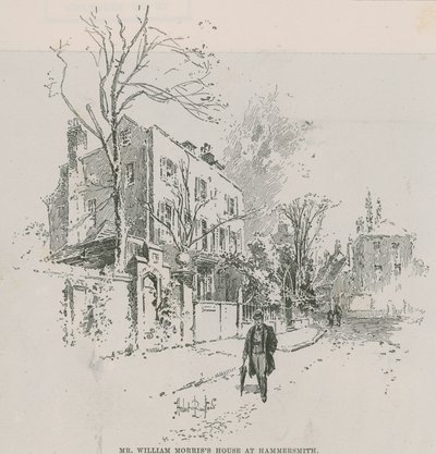 Dům Williama Morrise v Hammersmith od Herbert Railton