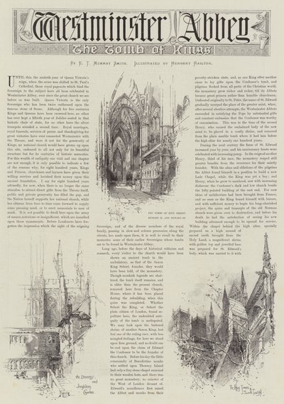 Westminsterské opatství od Herbert Railton