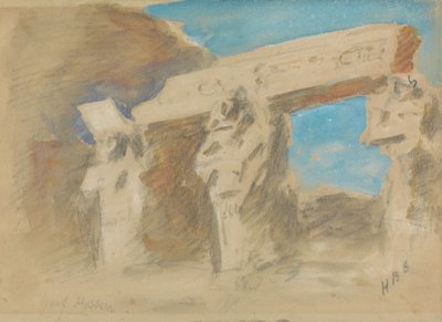 Tempel von Gerf Hussein od Hercules Brabazon Brabazon