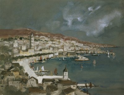 Přístav Split, Chorvatsko od Hercules Brabazon Brabazon