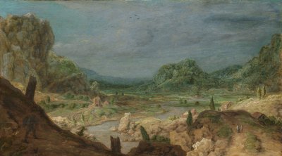 Údolí řeky, kolem 1626-30 od Hercules Segers