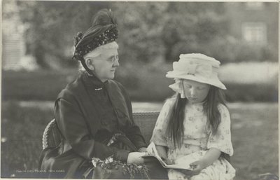 Portrét Emmy, královny regentky Nizozemska, a Juliany, královny Nizozemska od Herman Deutmann