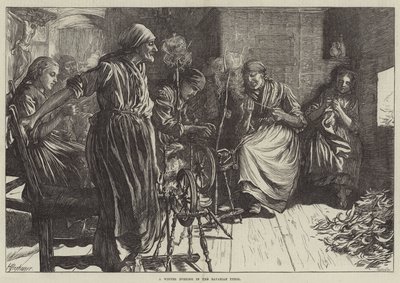 Zimní večer v bavorském Tyrolsku od Herman Gustave Herkomer