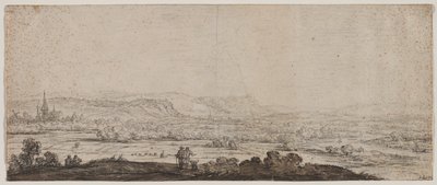 Krajina s vesnicí Schenkenschanz, Gelderland, 17. století. od Herman Saftleven