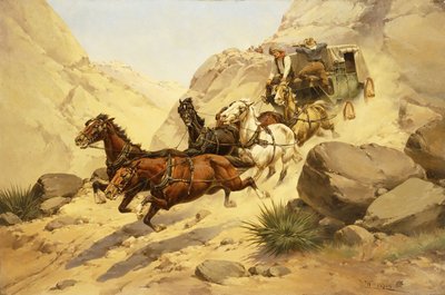 Útok na dostavník, od Herman Wendleborg Hansen