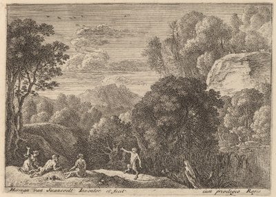 Tančící satyr od Herman van Swanevelt
