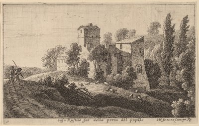 Farma za Porta del Popolo od Herman van Swanevelt
