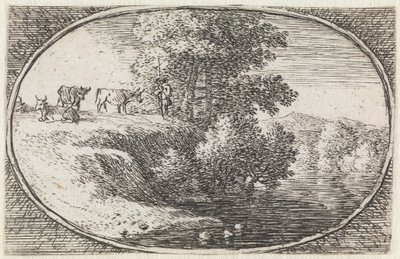 Krajina (č. 12 ze série: Varie campestri fantasie) od Herman van Swanevelt