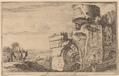Ruiny na Palatine Hill od Herman van Swanevelt