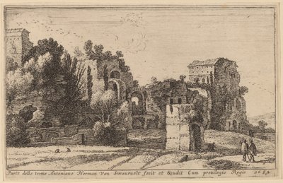 Lázně Caracalla od Herman van Swanevelt