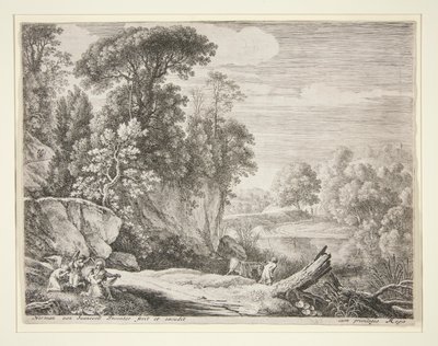 The Donkey Led to the River, ze souboru The Flight into Egypt od Herman van Swanevelt