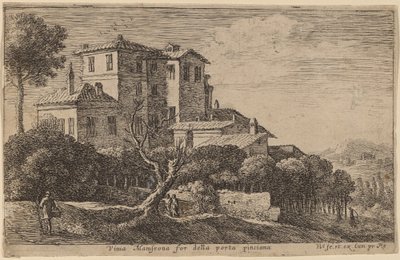 Pohled na vinici Villa Mamsrona od Herman van Swanevelt