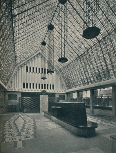 „Velká síň, Bank of Rotterdam, Haag“, 1920 od Hermann Friedrich Mertens