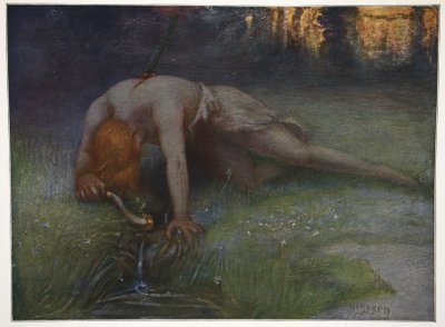 Smrt Siegfrieda, 1906 od Hermann Hendrich