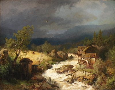 Mlýn na potoce od Hermann Herzog