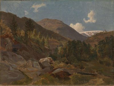 Norská krajina od Hermann Kauffmann the Elder