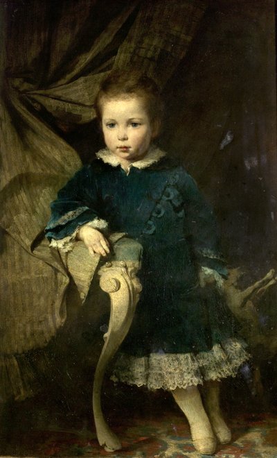 Portrét dítěte, 1874 od Hermann Schneider
