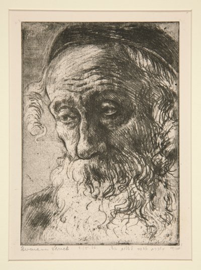 Alte Jude aus Jaffa [Žid z Jaffy] od Hermann Struck