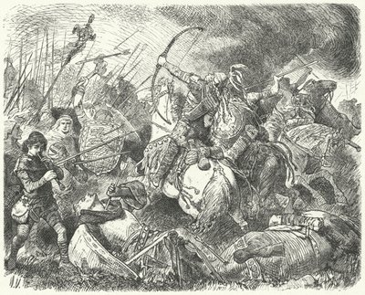 Na bojišti odrazila hunská armáda od Hermann Vogel