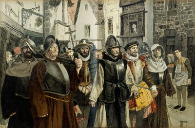 Ligový průvod v Paříži od Hermann Vogel