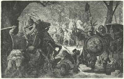 Křížová výprava Otakar II z Čech proti pohanským starým Prusům, 1255 od Hermann Vogel