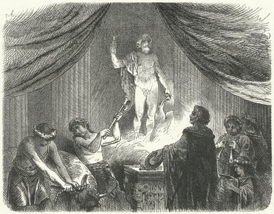 Římané provádějící oběť bohu Jupiterovi od Hermann Vogel