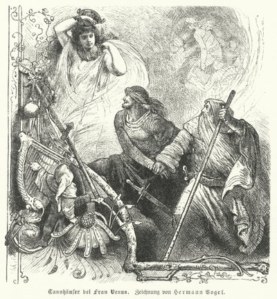 Tannhauser s Venuší od Hermann Vogel