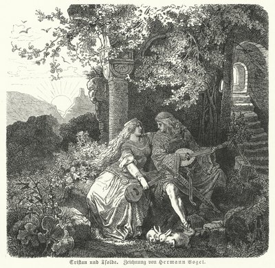 Tristan a Isolda od Hermann Vogel