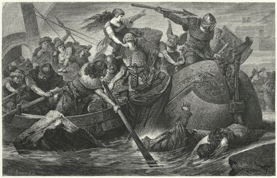 Vikingští nájezdníci od Hermann Vogel