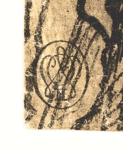 Pohřeb Krista (recto); Krajina s městem na řece (verze) od Hermann Weyer