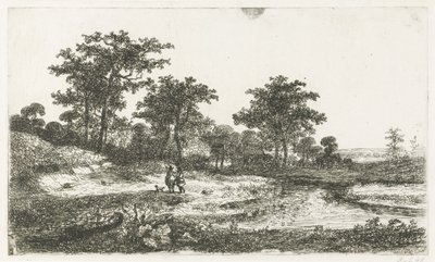 Dva lovci v prodejně od Hermanus Jan Hendrik van Rijkelijkhuysen