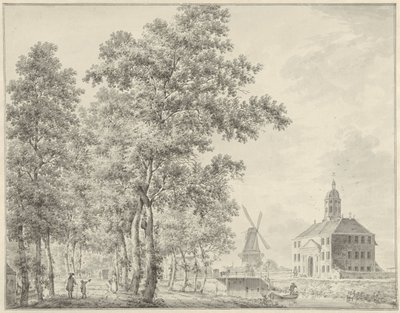 Muiderpoort v Amsterdamu od Hermanus Petrus Schouten