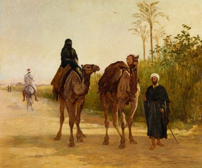Cestovatelé, 1874 od Heywood Hardy