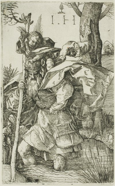 Svatý Kryštof od Hieronymous Hopfer