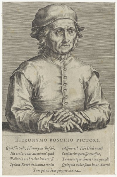 Portrét Hieronyma Bosche od Hieronymus (after) Bosch