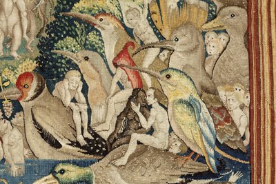 Zahrada pozemských rozkoší. ca. 1560 (tapisérie) od Hieronymus (after) Bosch