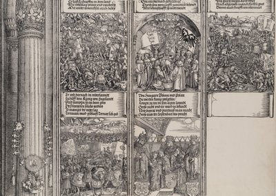Maxmiliánovo spojenectví s Jindřichem VIII., Dvojitá svatba ve Vídni, Tažení v Gelde..., 1515. od Hieronymus Andreae
