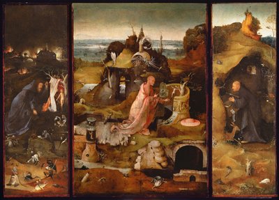 Oltářní obraz poustevníků od Hieronymus Bosch