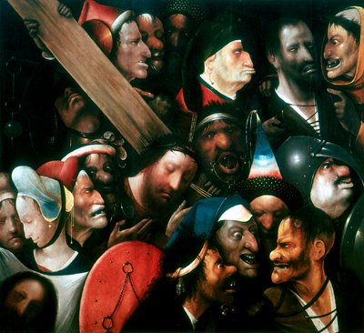 Nesení kříže, c1480-1516 od Hieronymus Bosch