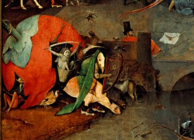 Pokušení svatého Antonína od Hieronymus Bosch