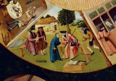 Sedm hlavních hříchů a čtyři poslední věci od Hieronymus Bosch
