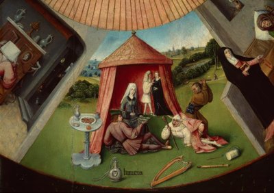 Sedm hlavních hříchů a čtyři poslední věci od Hieronymus Bosch