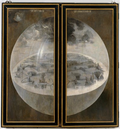 Zahrada rozkoší ... (malba na dřevě) od Hieronymus Bosch