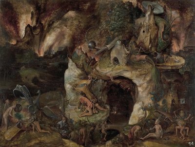 Krajina Inferno od Hieronymus Bosch