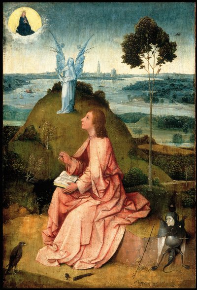 Svatý Jan Evangelista na Patmosu, c. 1505 od Hieronymus Bosch