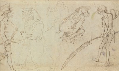 Studie groteskních postav od Hieronymus Bosch