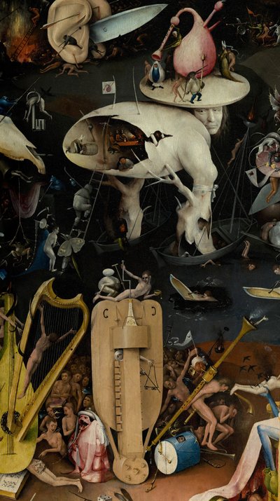 Zahrada pozemských rozkoší, 1490-1500 od Hieronymus Bosch