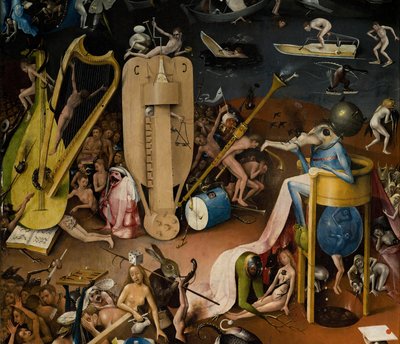 Zahrada pozemských rozkoší, 1490-1500 od Hieronymus Bosch