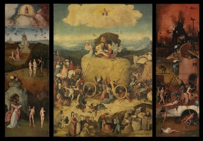 The Haywain Triptych, c. 1516 od Hieronymus Bosch